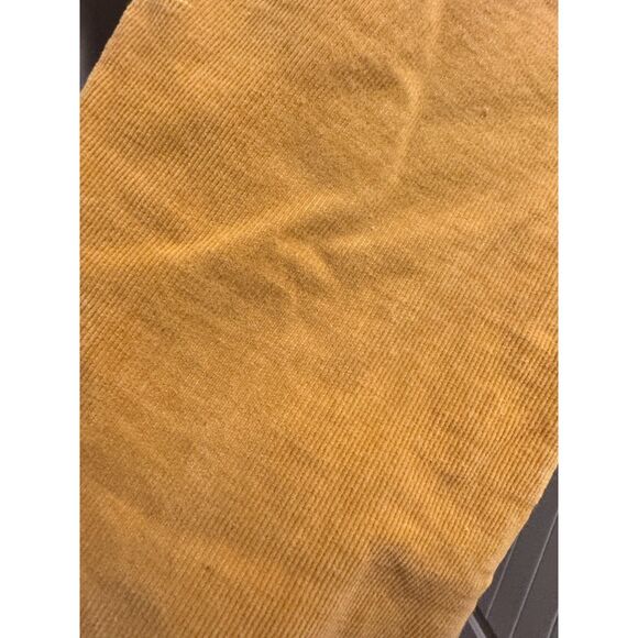 Talbots Mustard Corduroy Straight Leg Pants Size 6 Fall Classic Soft Stretch S 6 - Picture 5 of 5